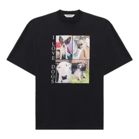 SS21 «I Love Dogs»-T-Shirt Schwarz 641532TJVH11000
