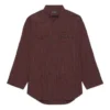 SS21 Oversize-Karoshirt mit langen Ärmeln, braun 658806TKM366100