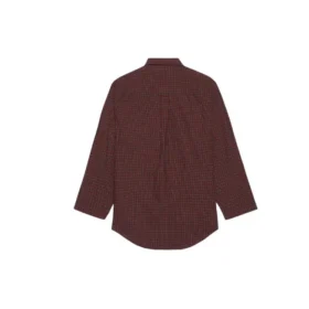 SS21 Oversize-Karoshirt mit langen Ärmeln, braun 658806TKM366100