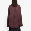 SS21 Oversize-Karoshirt mit langen Ärmeln, braun 658806TKM366100