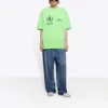 SS21 Retro Kurzarm, fluoreszierendes Grün 612965THV844162