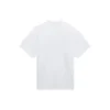 SS21 Retro-T-Shirt aus Leinwandbindung, weite Passform, kurzärmelig, Unisex, weiss 657059TKV949000