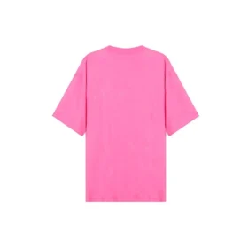 SS21 Stickerei Rundhalsausschnitt Rosa 641532TJVA95764
