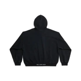 SS23 I love Balenciaga Hoodie «Schwarz» 742603TOVH59034