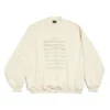 SS24-Logo mit Noten-Sweater «Beige» 699212TMVO69069
