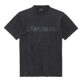 Standard-T-Shirt Regular Fit «Black Faded» 850261TTVC71041