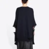 Strickpullover mit V-Ausschnitt und Destroyed-Look «Navy» 696091T16420414