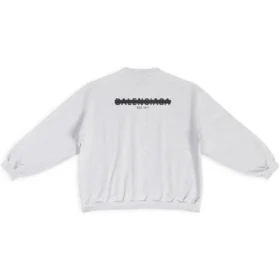 Strike 1917 Oversize-Pullover mit Rundhalsausschnitt «Hellgrau» 699212TMVH21023