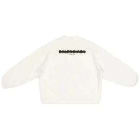 Strike 1917 Oversize-Pullover mit Rundhalsausschnitt «Weiss» 699242TMVH29800