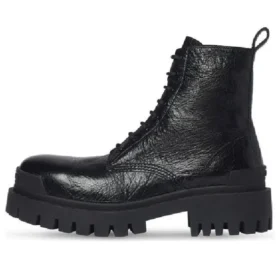 Strike Schnürstiefel «Black Lambskin» 590974WAD401000