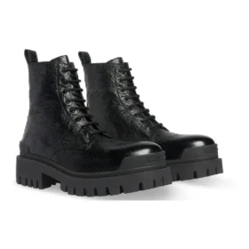 Strike Schnürstiefel «Black Lambskin» 590974WAD401000