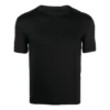 Supereng anliegendes, glänzendes T-Shirt «Black» 720458TNVI21000