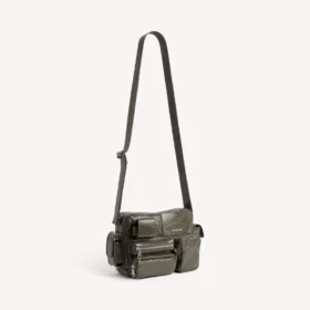 Superpraktische Kameratasche für Herren in Khaki