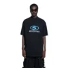 Surfer-T-Shirt «Black Blue» 764235TPVU61165