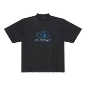 Surfer-T-Shirt, Medium Fit «Black Blue» 764235TPVM31412