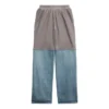 Sweathose mit Aufnähern «Grey Indigo» 745264TNW014012