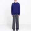 Sweatshirt mit diagonalem Logo «Blue» 583080T15244160