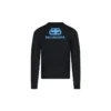 Sweatshirt mit Interlock-Aufdruck «Black Blue» 583117T14391710