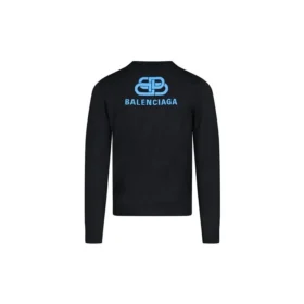 Sweatshirt mit Interlock-Aufdruck «Black Blue» 583117T14391710