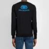 Sweatshirt mit Interlock-Aufdruck «Black Blue» 583117T14391710