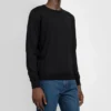 Sweatshirt mit Interlock-Aufdruck «Black Blue» 583117T14391710