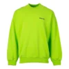 Sweatshirt mit Kontrastlogo «Lime» 671125TKVB57072