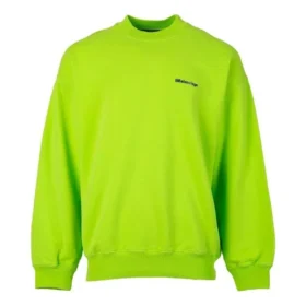 Sweatshirt mit Kontrastlogo «Lime» 671125TKVB57072