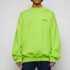 Sweatshirt mit Kontrastlogo «Lime» 671125TKVB57072