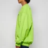Sweatshirt mit Kontrastlogo «Lime» 671125TKVB57072