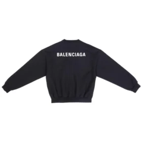 Sweatshirt mit Rundhalsausschnitt, Regular Fit «Black» 697869TMVF51070