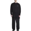 Sweatshirt mit Rundhalsausschnitt, Regular Fit «Black» 697869TMVF51070