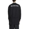 Sweatshirt mit Rundhalsausschnitt, Regular Fit «Black» 697869TMVF51070