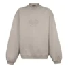 Sweatshirt mit Rundhalsausschnitt und gesticktem Logo «Beige» 656999-TKV74-2966