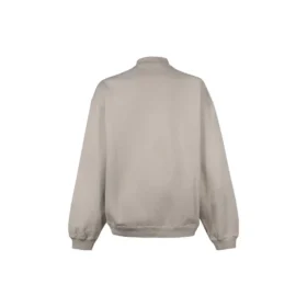 Sweatshirt mit Rundhalsausschnitt und gesticktem Logo «Beige» 656999-TKV74-2966