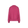 Sweatshirt mit Rundhalsausschnitt und Schriftzug-Logo «Dark Fuchsia» 697869TMVB50507
