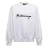 Sweatshirt mit Rundhalsausschnitt und Schriftzug-Logo «Weiss» 697869TMVB59040