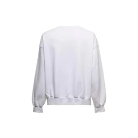 Sweatshirt mit Rundhalsausschnitt und Schriftzug-Logo «Weiss» 697869TMVB59040