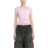 T-Shirt im Gothic-Stil, geschrumpft «Light Pink» 788246TQVJ55708