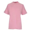 T-Shirt mit Alphabet-Logo-Aufdruck, locker sitzend, kurzärmelig «Pink» 612965TIVG55700
