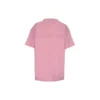 T-Shirt mit Alphabet-Logo-Aufdruck, locker sitzend, kurzärmelig «Pink» 612965TIVG55700