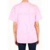 T-Shirt mit Alphabet-Logo-Aufdruck, locker sitzend, kurzärmelig «Pink» 612965TIVG55700
