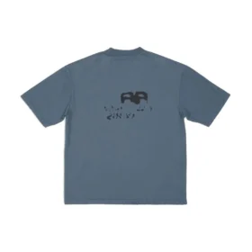 T-Shirt mit handgezeichnetem BB Icon, Medium Fit «Blue Black» 612966TNVN44183