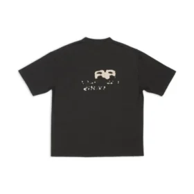 T-Shirt mit handgezeichnetem BB Icon, Medium-Fit, «Schwarz», 612966TNVN41059