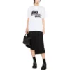 T-Shirt mit handgezeichnetem BB Icon, mittlere Passform «Weiss» 612965TNVN49040