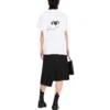T-Shirt mit handgezeichnetem BB Icon, mittlere Passform «Weiss» 612965TNVN49040