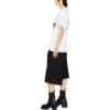 T-Shirt mit handgezeichnetem BB Icon, mittlere Passform «Weiss» 612965TNVN49040
