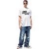 T-Shirt mit handgezeichnetem BB Icon, mittlere Passform «Weiss Schwarz» 612966TNVN49040