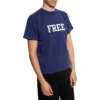 T-Shirt mit kostenlosem Logo «Navy» 612965TKVD33967