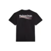 T-Shirt mit kurzen Ärmeln und Political Campaign Logo «Schwarz» 612964TKVJ11070