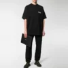 T-Shirt mit kurzen Ärmeln und Political Campaign Logo «Schwarz» 612964TKVJ11070